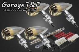 グラストラッカー　バードゲージウィンカータイプ2(真鍮/ポリッシュ)　ダークレンズ仕様 KIT　メッキ