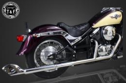 バルカン400　2in1クラシックマフラー(ステンレス)タイプ1