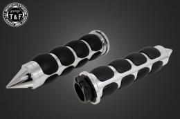 スパイクエンドグリップ(1インチ専用)メッキ