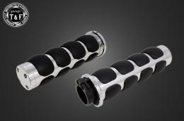 フラットエンドグリップ(1インチ専用)メッキ