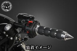 スパイクエンドグリップ(1インチ専用)メッキ