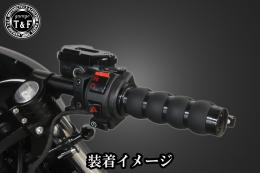 フラットエンドグリップ(1インチ専用)ブラック