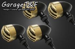 ドラッグスター400　バードゲージウィンカータイプ1(真鍮/ブラック)　ダークレンズ仕様 KIT　スタンダードモデル専用　ブラック