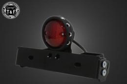 シーシーバー用ナンバーブラケットKIT & ドリルドアイテールランプ(ブラック)