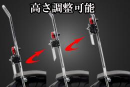 シーシーバー用ナンバーブラケットKIT & ブレットテールランプ(ブラック)