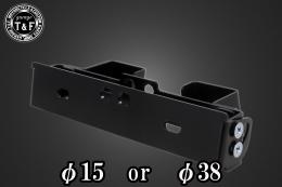 シーシーバー用ナンバーブラケットKIT & ブレットテールランプ(ブラック)