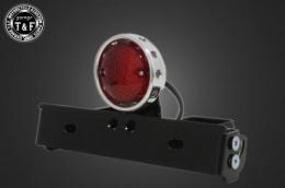 シーシーバー用ナンバーブラケットKIT & ドリルドアイテールランプ(ポリッシュ)　