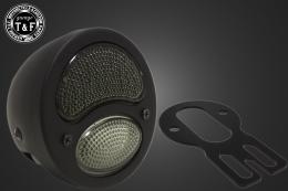 シーシーバー用ナンバーブラケットKIT & DUOテールランプ(デュアル)ブラック(スモークレンズ)