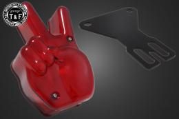 シーシーバー用ナンバーブラケットKIT & ドデカピーステールランプ