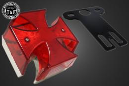 シーシーバー用ナンバーブラケットKIT & ドデカクロステールランプ