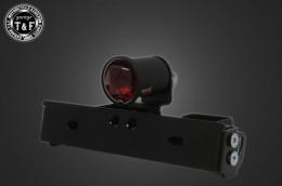 シーシーバー用ナンバーブラケットKIT & レトログロウテールランプ(ダイヤカット)