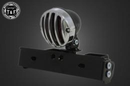 シーシーバー用ナンバーブラケットKIT & バードゲージテールランプ(スモールタイプ)ポリッシュ/ブラック