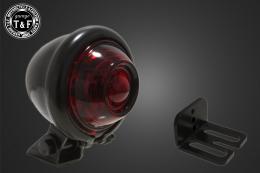 シーシーバー用ナンバーブラケットKIT & ブレットテールランプ(ブラック)クラシックレンズ