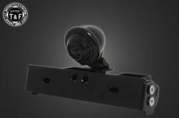 シーシーバー用ナンバーブラケットKIT & ブレットテールランプ(ブラック)スモーククラシックレンズ