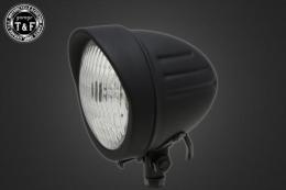 4.5インチスリットヘッドライト(マットブラック)クラシックレンズ仕様(クリアー)+各種ステーSET