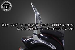 ドラッグスター1100/クラシック　極太φ38シーシーバー(ミディアム)メッキ　純正フェンダー専用