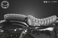 スポーツスター(2004〜2021年)専用　スタッド付きシングルシートタイプA(タックロール)