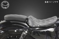 スポーツスター(2004〜2021年)専用　スタッド付きシングルシートタイプA(ダイヤ)