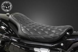 スポーツスター(2004〜2021年)専用　シングルシートタイプBフラット(ダイヤ)