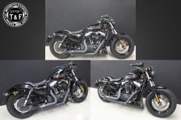 スポーツスター(2004〜2021年)専用　スタッド付きシングルシートタイプBフラット(タックロール)