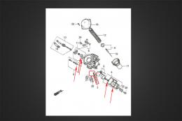 スティード400　キャブレター用ガスケットリペアSET