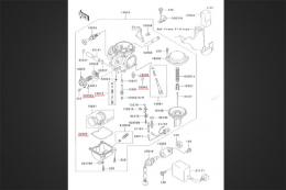 250TR　キャブレター用ガスケットリペアSET