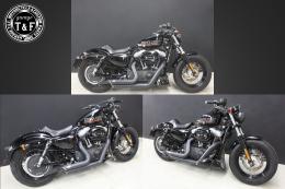 スポーツスター(2004〜2021年)専用　スタッド付きシングルシートタイプCショート(スムース)