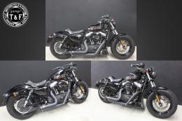 スポーツスター(2004〜2021年)専用　スタッド付きシングルシートタイプCショート(タックロール)