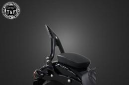 ソフテイル　ストリートボブ　極太φ38シーシーバーショート(ブラック)純正フェンダー専用