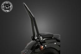 ソフテイル　ストリートボブ　極太φ38シーシーバーロング(ブラック)純正フェンダー専用