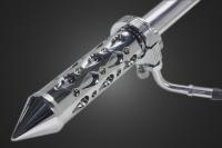 スティード400　スロットルハウジング(メッキ)