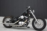 エレクトロライン54レプリカヘッドライト(ブラック)イエローレンズ仕様+各種ステーSET