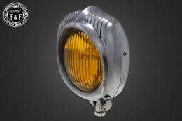 エレクトロライン54レプリカヘッドライト(ポリッシュ)イエローレンズ仕様+各種ステーSET