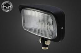 ビンテージスクエアヘッドライト(マットブラック)クリアーレンズ仕様+各種ステーSET