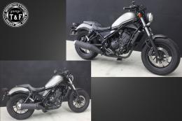 レブル250　ガンファイターシート(バーチカル)BK/BK