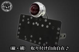 サイドナンバーKIT & メカニカルアイテールランプ(ポリッシュ)　各車種専用取り付けステー付き