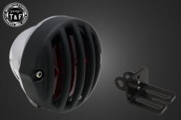 サイドナンバーKIT & バードゲージテールランプ(スモールタイプ)ブラック/ポリッシュ　各車種専用取り付けステー付き