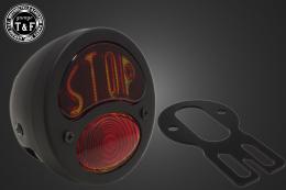 サイドナンバーKIT & DUOテールランプ(STOP)ブラック　各車種専用取り付けステー付き