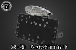 サイドナンバーKIT & スリムフローライトテールランプ　各車種専用取り付けステー付き