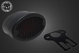 サイドナンバーKIT & ミディアムキャッツアイテールランプ(メッシュ)ブラック　各車種専用取り付けステー付き