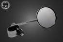 3インチラウンドミラー(ハンドルクランプ式)メッキ