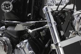 スクエアサイドミラー(フォーククランプ式)メッキ