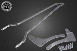 ドラッグスター1100クラシック　純正フェンダー専用シーシーバーロング(メッキ)