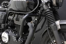 GB350　極太エンジンガード(ブラック)