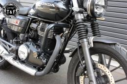 GB350　極太エンジンガード(ブラック)