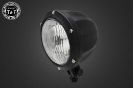 4.5インチシトラスヘッドライト(マットブラック)クリアーレンズ仕様+各種ステーSET