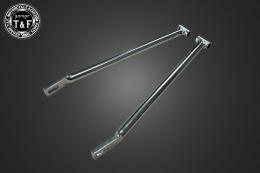 スティード400　補修用フラットフェンダー(棒)ステー左右セット(メッキ)