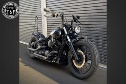 極太バットマンハンドル　10インチ(ブラック)25.4mm