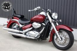 イントルーダー400クラシック　極太φ38シーシーバーショート(ブラック)純正フェンダー専用