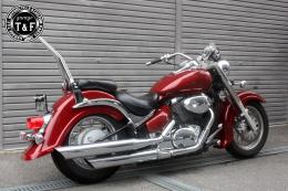 イントルーダー400クラシック　極太φ38シーシーバーミディアム(メッキ)純正フェンダー専用